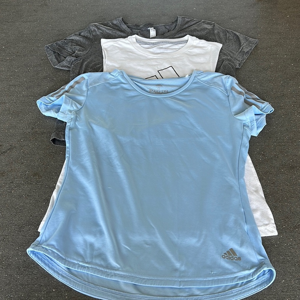 WOMENS ADIDAS 3 T-SHIRT BUNDLE
